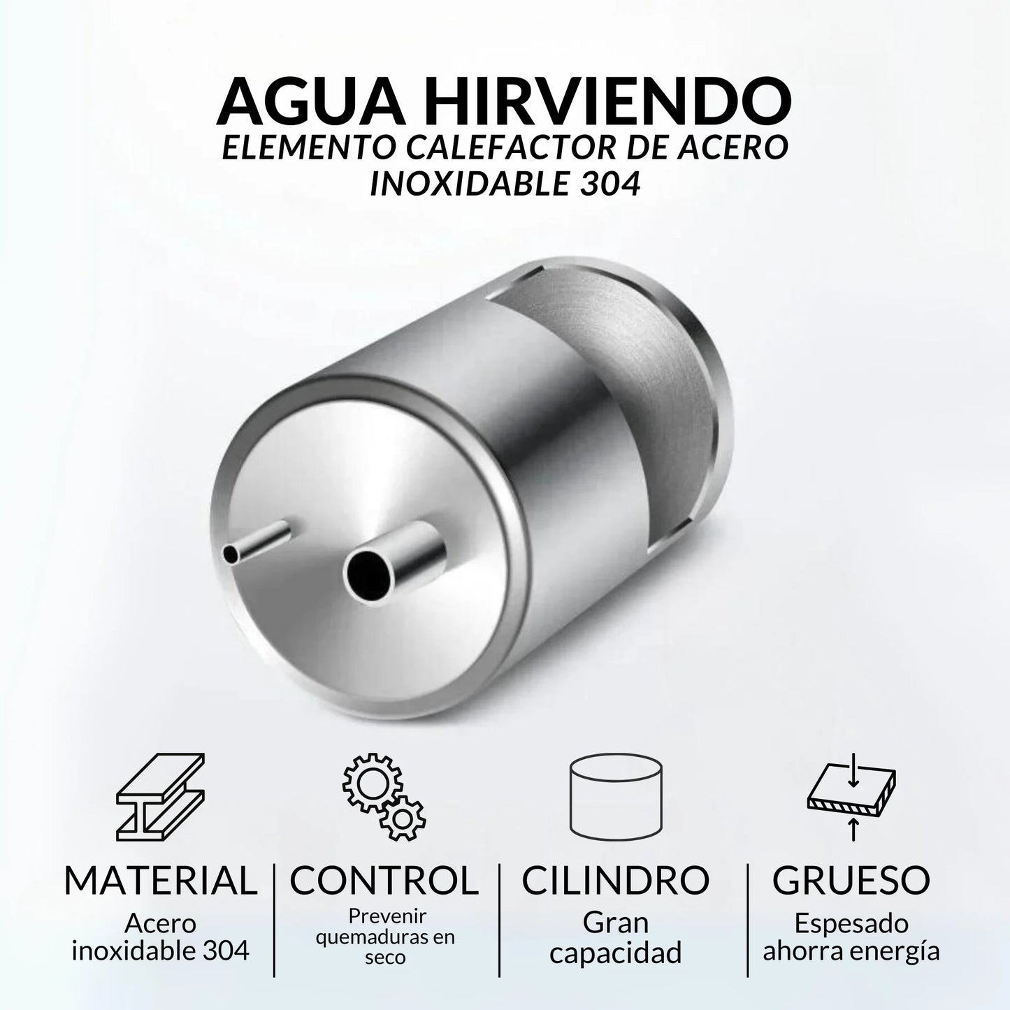 MAGIC SELECT Dispensador Eléctrico de Agua Fría y Caliente. Máquina de Agua, Dispensador de Pie Silencioso para Hogar, Cocina, Oficina, Hotel. (Garrafa de Agua No Incluida)