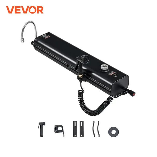 VEVOR Tanque de Agua para Portaequipajes de Techo, con Dispensación Múltiple con 2 Paneles de Protección Contra Salpicaduras y Ranura