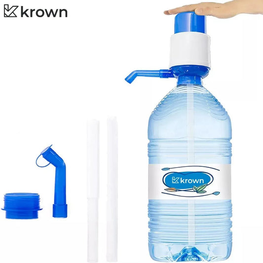 KROWN - Dispensador Agua para Botellas de Garrafa, Bomba Dispensador de Agua Manual